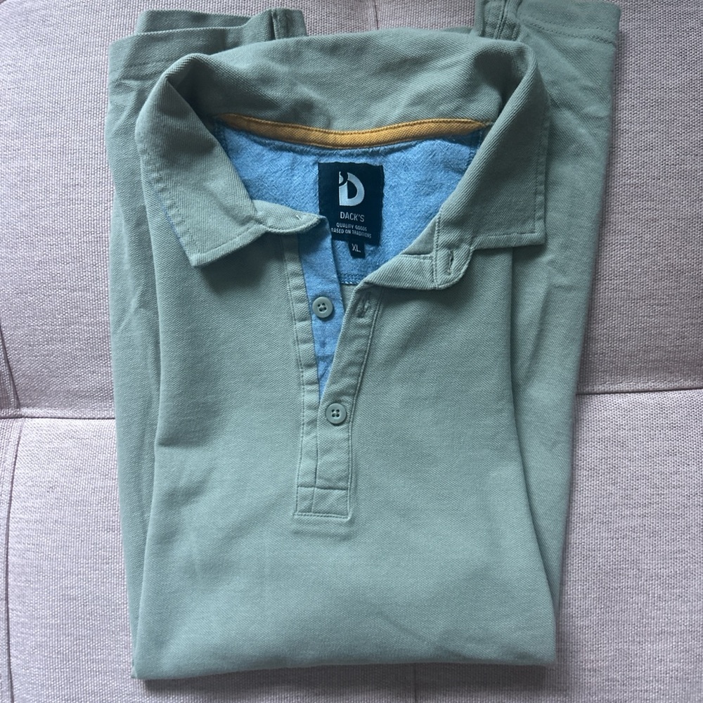 Dacks Sage Green Men's Polo Shirt XL- used once